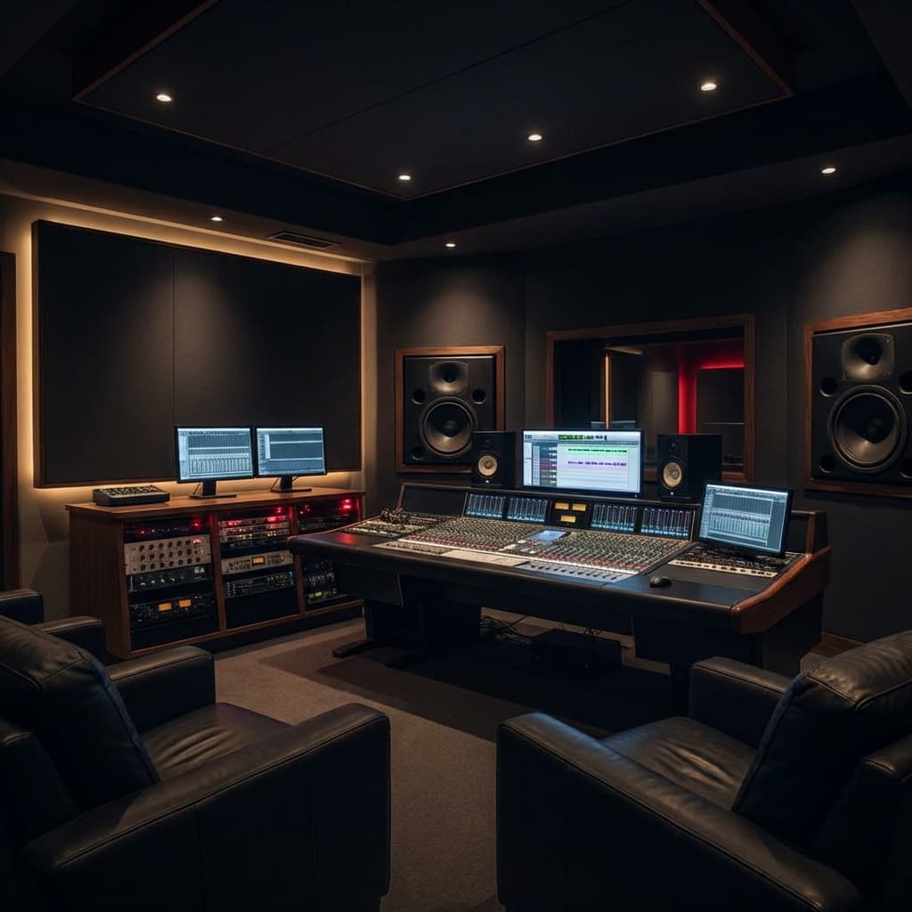 Professional Recording Studio Atmosphere
